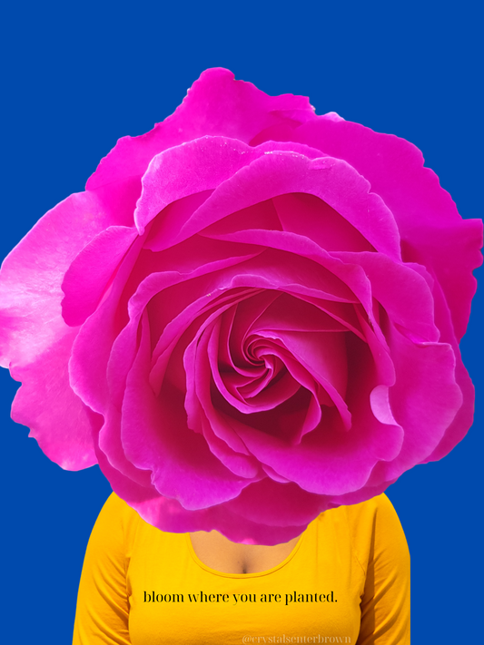 Blooming girl poster (18x24, UNFRAMED)